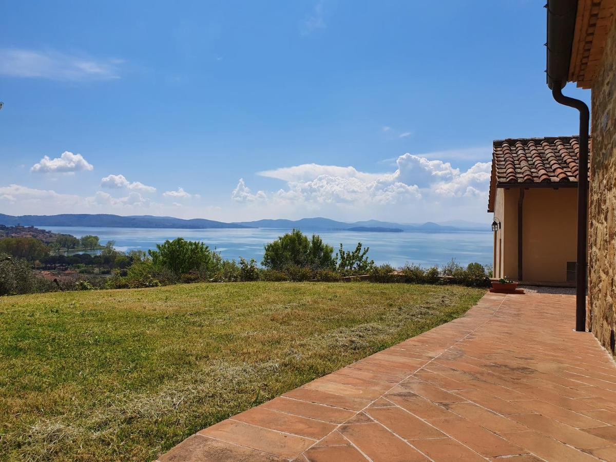Antico Casale Tiravento Aparthotel Passignano sul Trasimeno Buitenkant foto